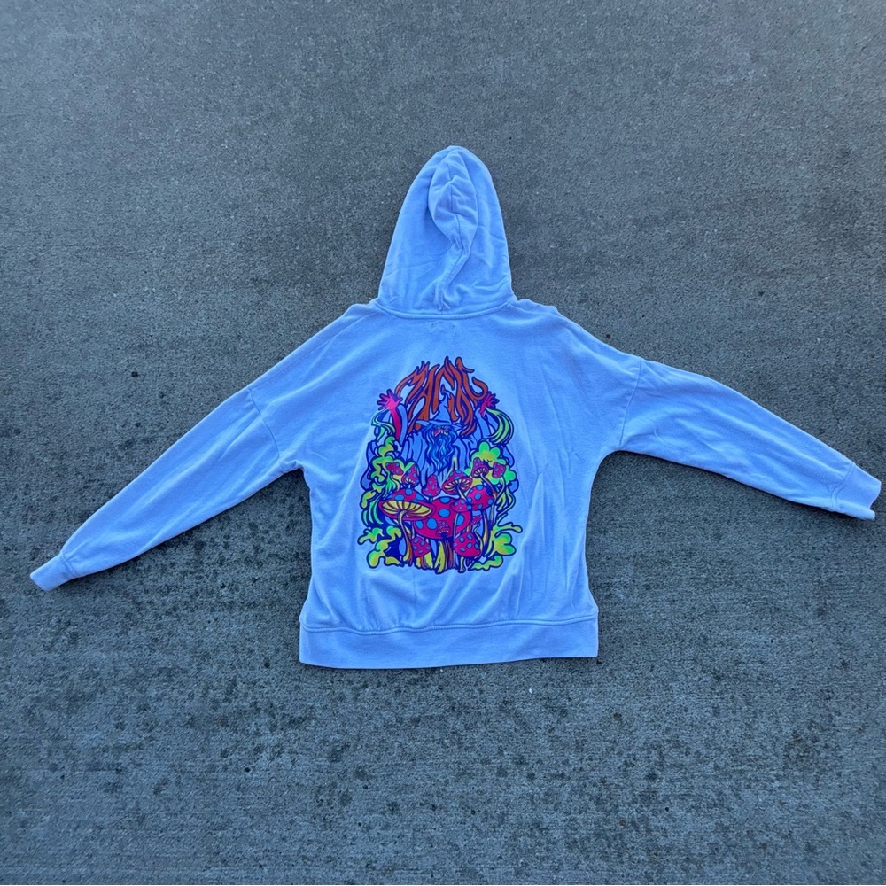 A-Lab White Magic Colorful Mushroom Hoodie